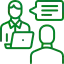 Icon representing interview or discussion phase of SHPL recruitment